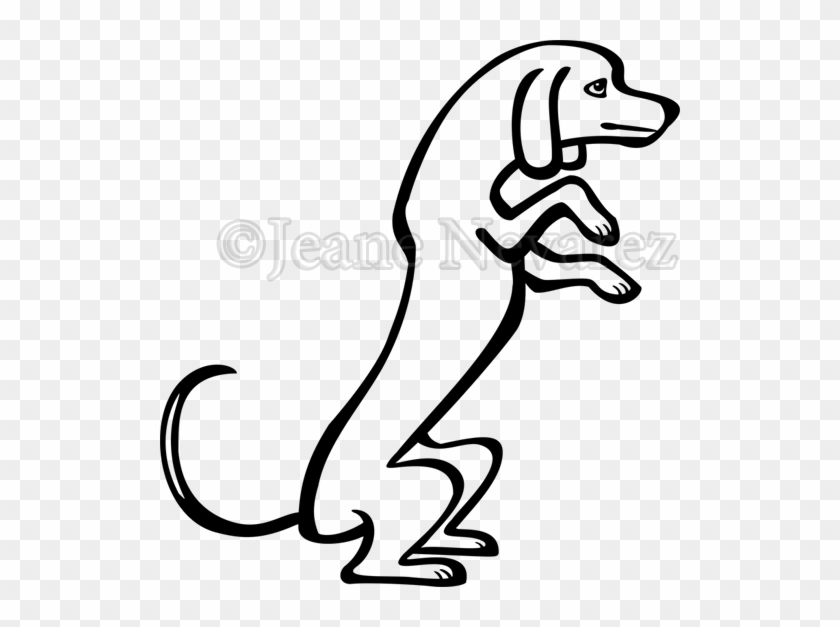 Little Dog Begging - Drawing #867143