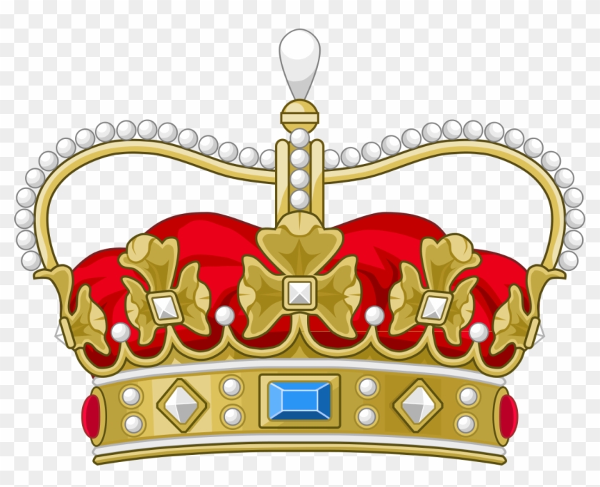 Crown Of A Prince Of Denmark - Denmark Coat Of Arms Oval Car Magnet #867371