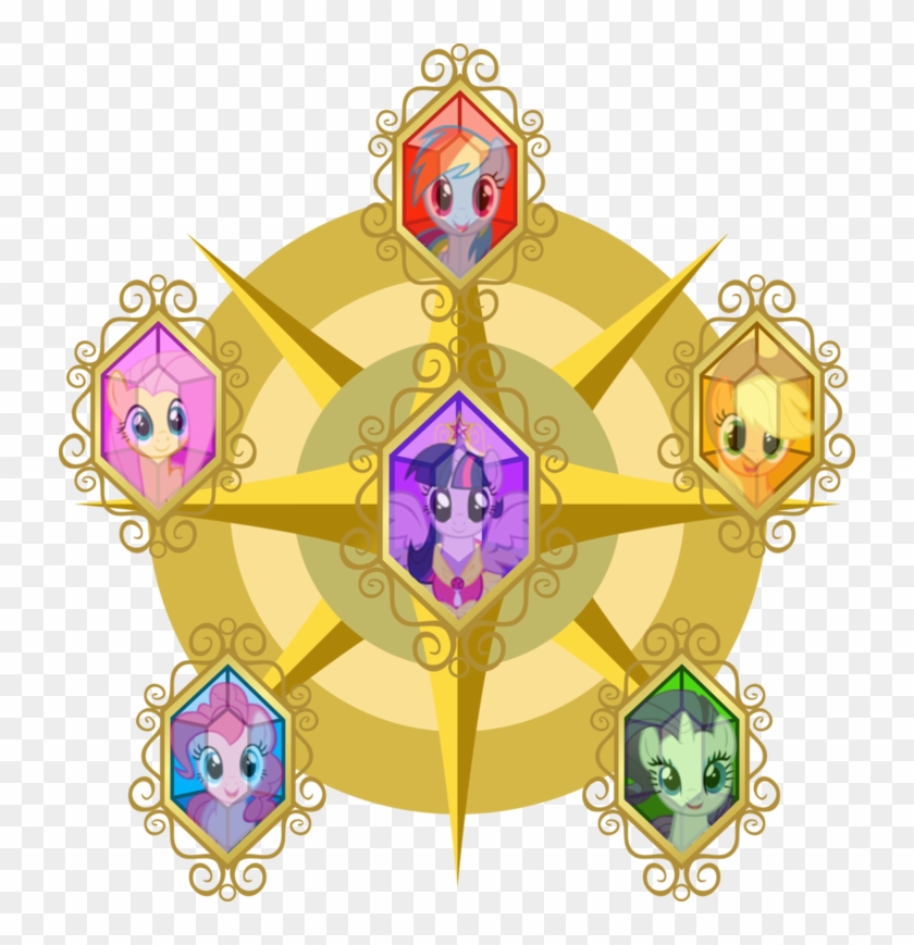 Alicorn, Applejack, Elements Of Harmony, Female, Fluttershy, - Elements Of Harmony Vector #867589