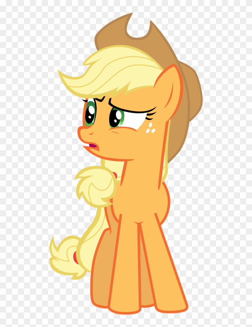 Absurd Res, Applejack, Artist - Applejack Worried Png #867920