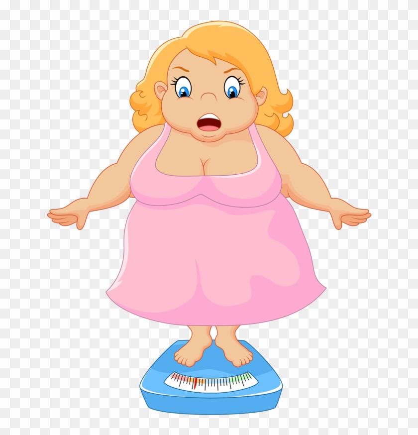 Cartoon Fat Stock Illustration - Fat Girl Cartoon #868000