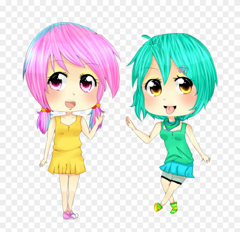 Two Chibi Fri - Cartoon #868228