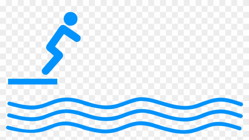 Diving Icon - Spreadshirt Sportbekleidung Taucher Schwimmer Vektor #868267