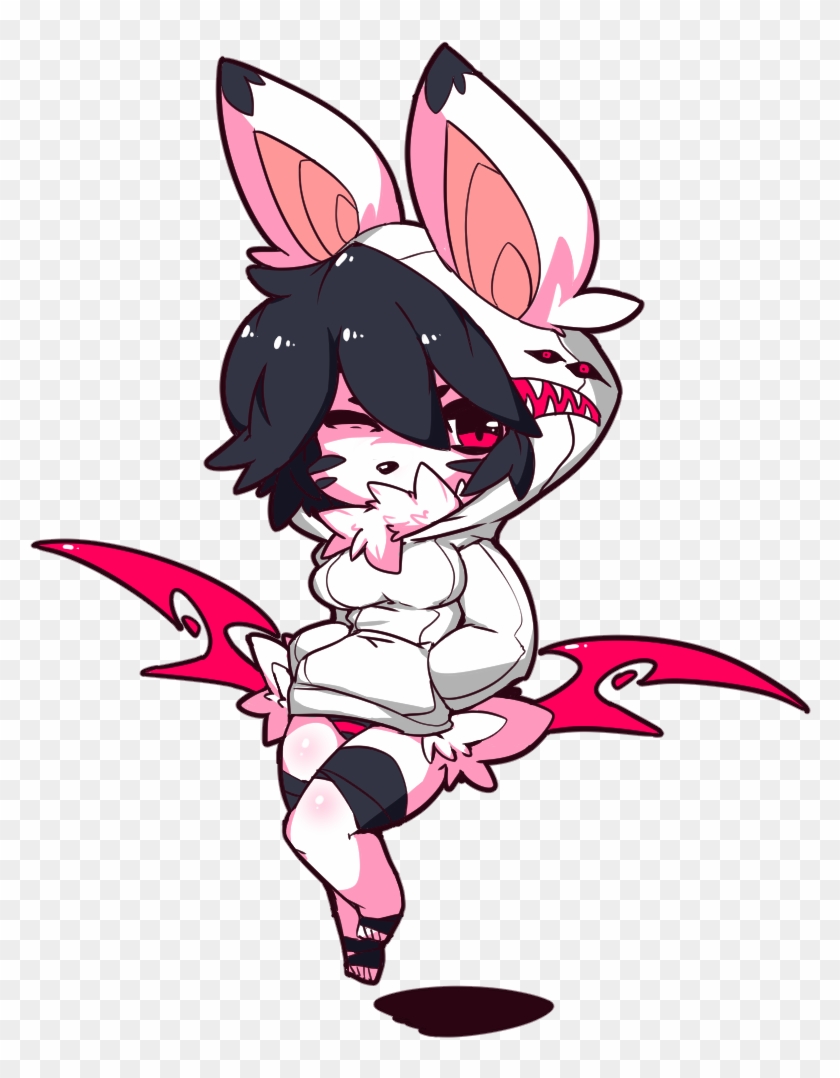 The Gallery For > Chibi Girl With Hoodie - Cartoon #868320