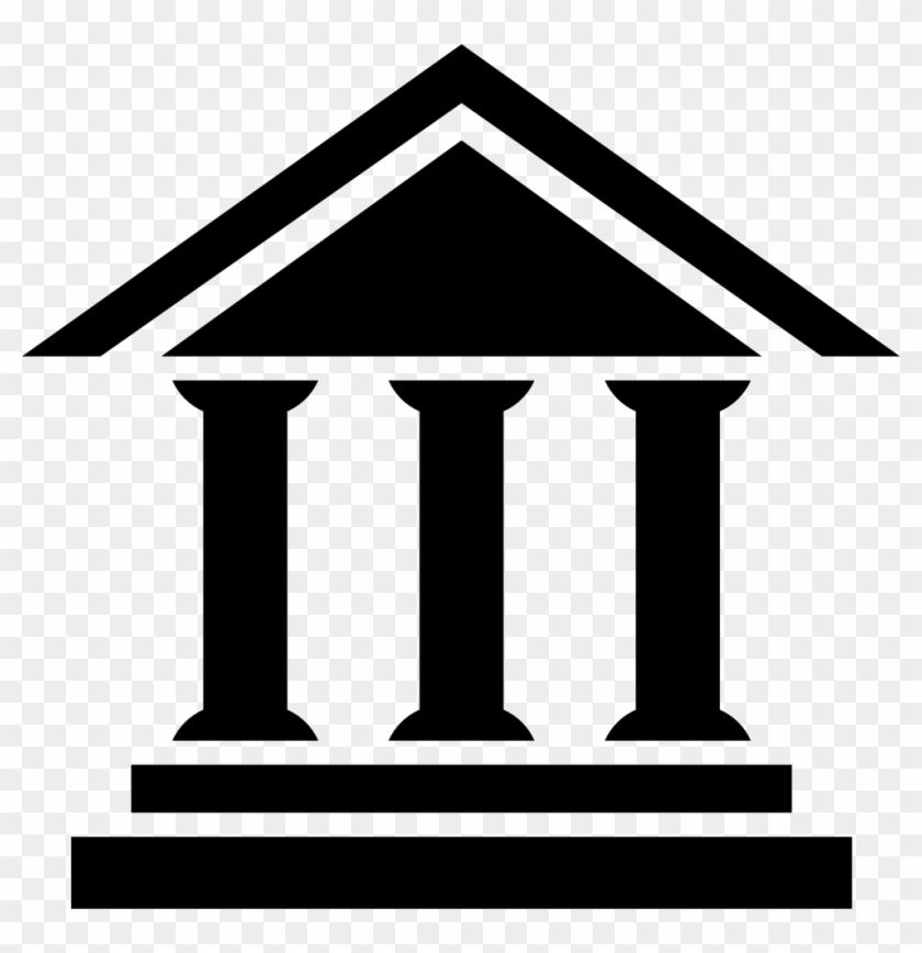 Antique Columns Building Front Comments - Trading Building Icon #869347