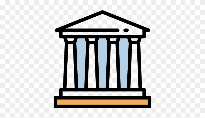 Strong Foundation - Outline Of Court House #869349