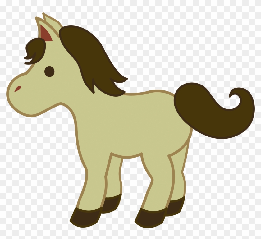 Free Baby Animal Clipart - Cute Horse Clip Art #869373