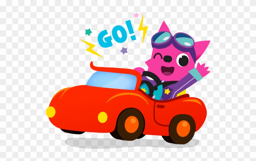 Hello Pinkfong Messages Sticker-11 - Pinkfong Car Song Sound Book #869577