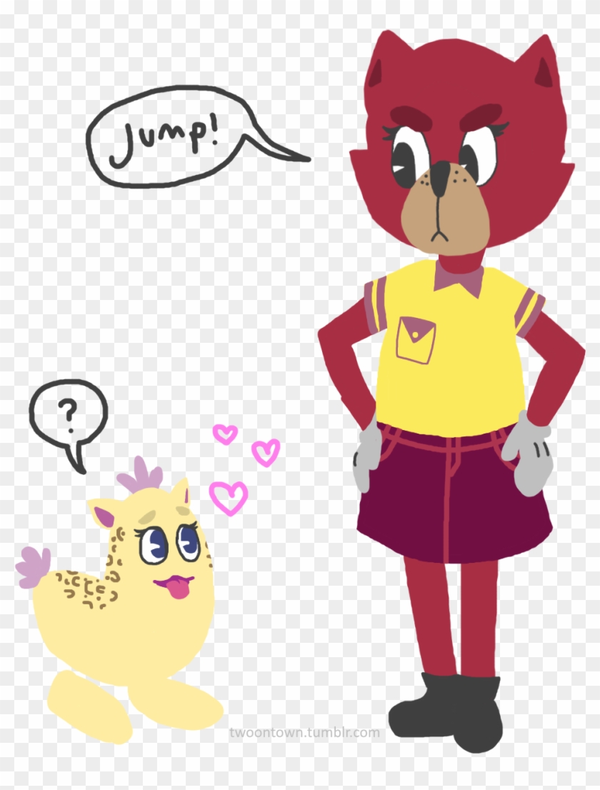 Rhubarb Sometimes Gets Frustrated While Teaching Her - Cartoon #869754