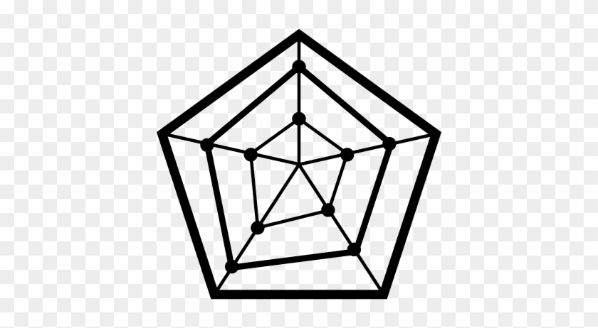 Radar Chart With Pentagon Shape Vector - Radar Chart Icon Png #870215