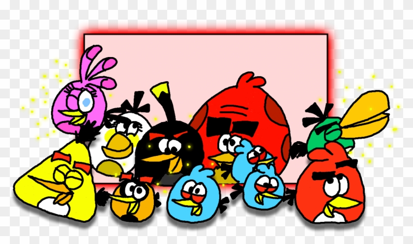 Window To Reality By Angrybirdsstuff - Red Chuck Bomb Matilda Stella Jay Jake Jim Hal Bubbles #870395
