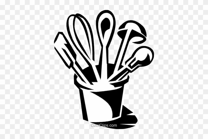Kitchen Utensils Royalty Free Vector Clip Art Illustration - Kitchen Utensils Clipart Png #870821