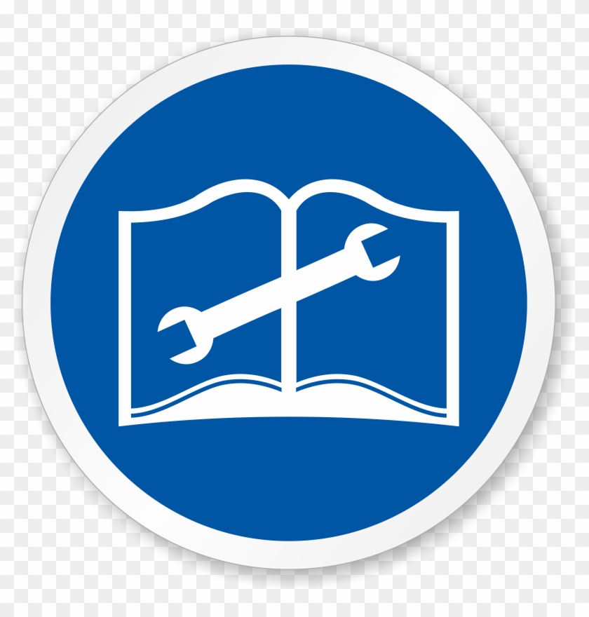Read Service Manual Iso Mandatory Circle Sign - Epi Chaussures De Sécurité #870904