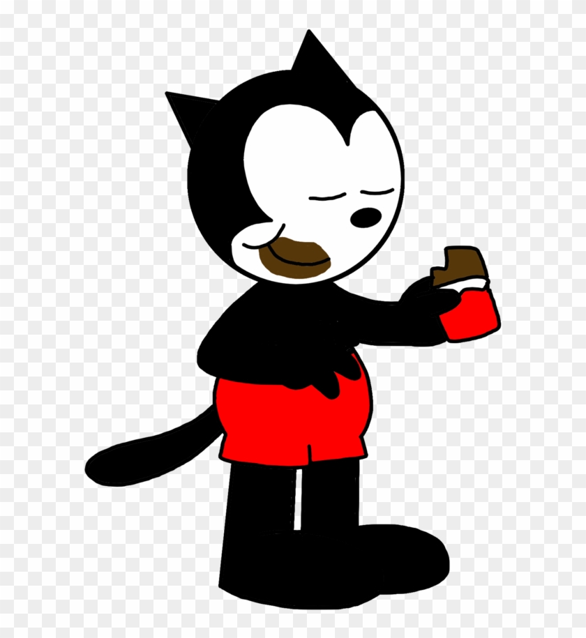 Homer The Cat Eating Chocolate By Marcospower1996 - Don Steward #871280