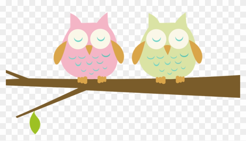 Baby Owls Owl Babies Clip Art - Owl On A Branch Clipart #871306