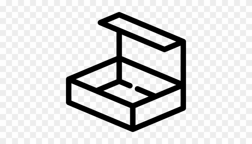 Empty Box Open Vector - Empty Box Icon Png #871822