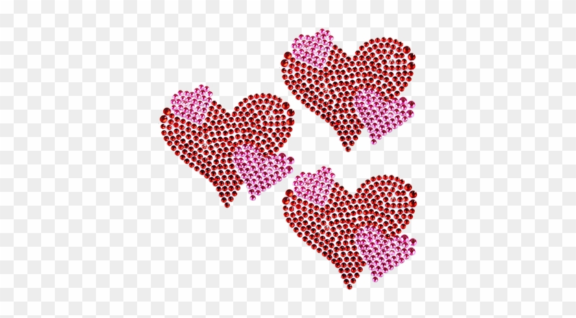 Red And Pink Hearts 3-pack - Red #872028