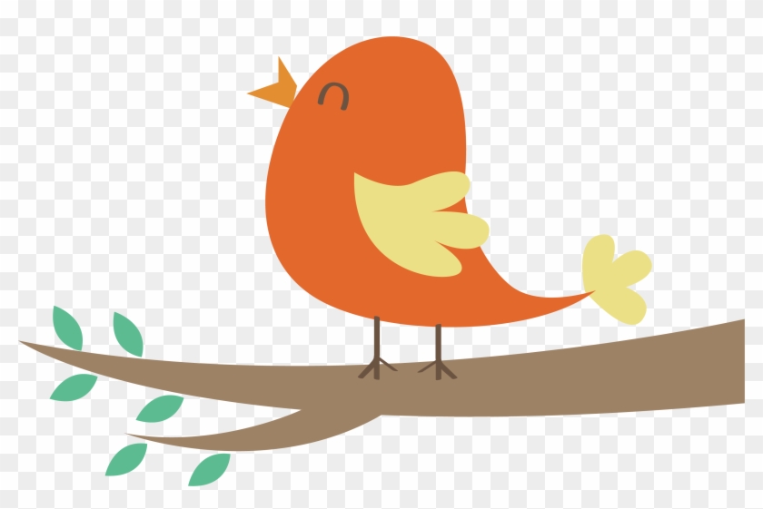 Bird Singing Illustration - Bird Singing Illustration #872246