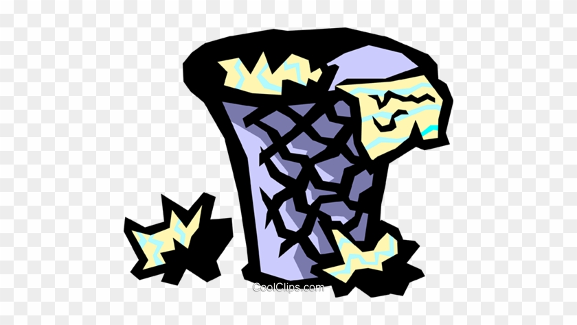 Waste Basket Royalty Free Vector Clip Art Illustration - Waste Basket Royalty Free Vector Clip Art Illustration #872634