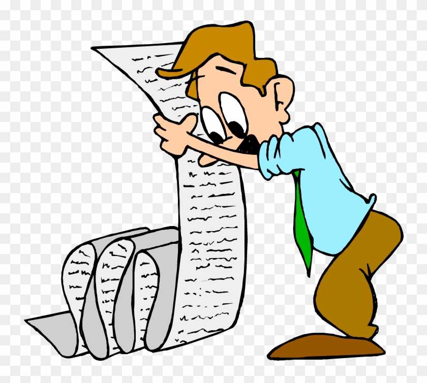 Clearly, Being Prepared And Organized Makes A Difference, - Cartoon Making A List #872961