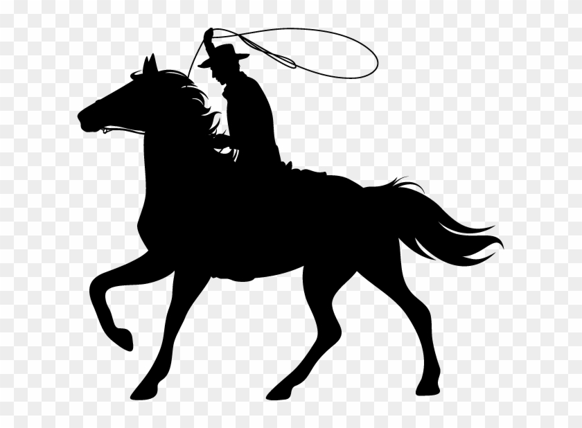 Cowboy Silhouette - Horse Silhouette No Background #873678