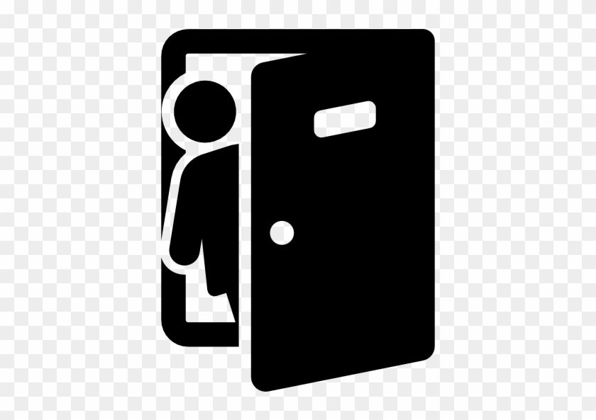 Come In Free People Icons - Open Door Icon #873681