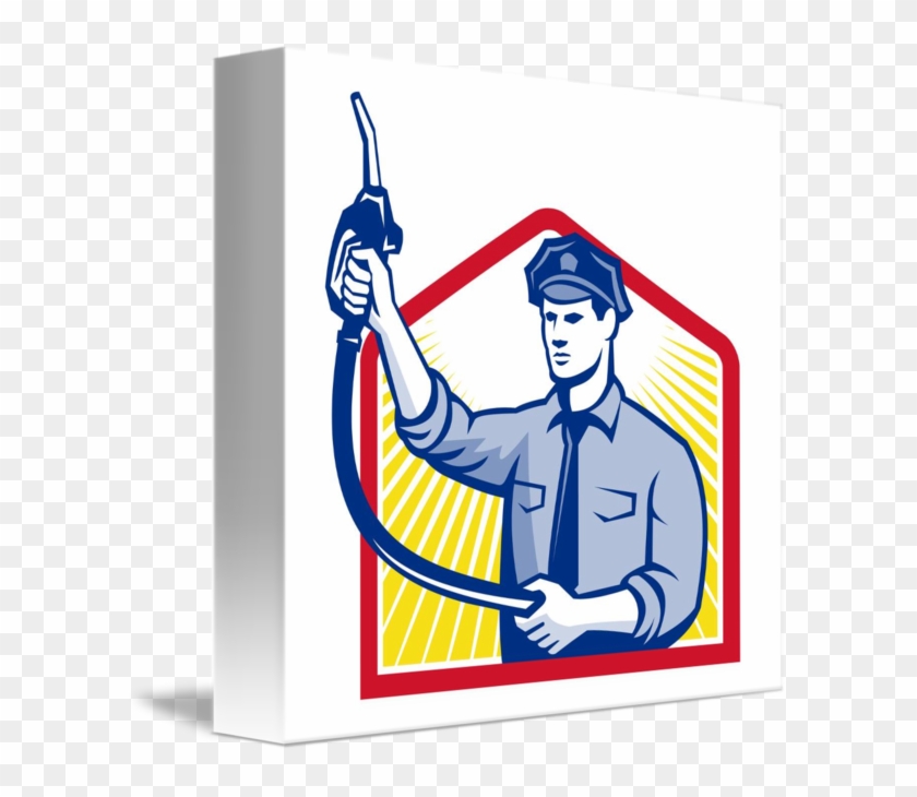 Cafepress Gas Jockey Gasoline Attendant Fuel Pump Nozzle #874275