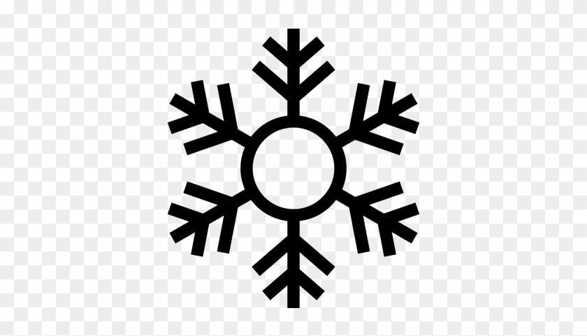 Christmas Snowflake Vector - Snow Crystal Png #875891
