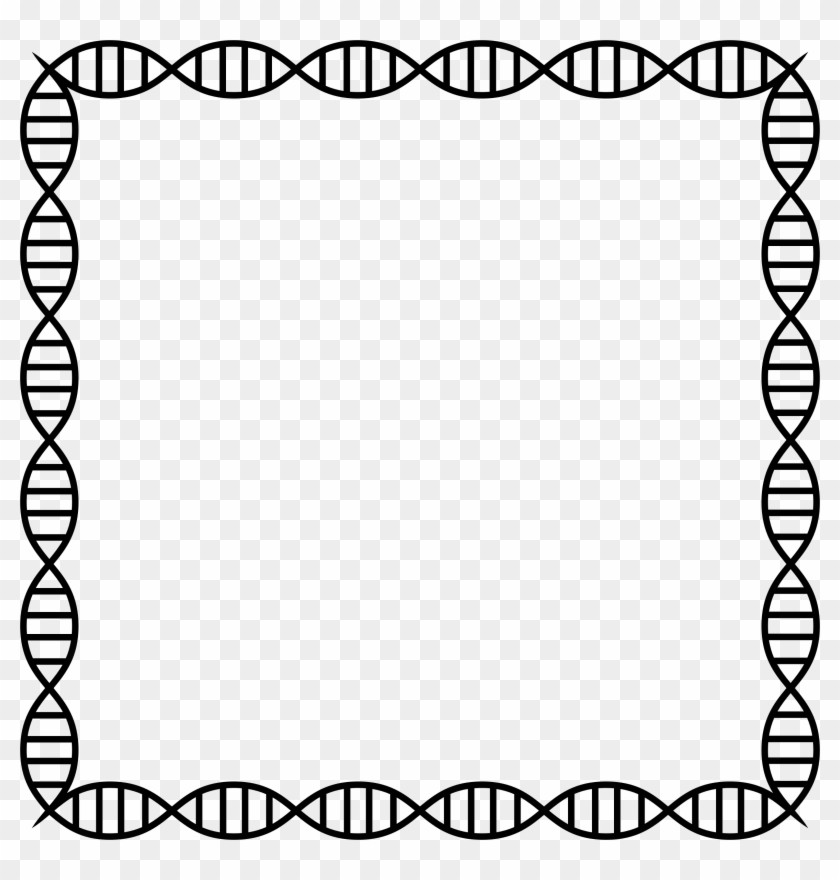 Dna Helix Frame 2 - Frame Dna Png #876254