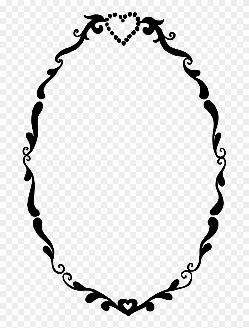 10 Love Romantic Oval Frame Vector - 10 Love Romantic Oval Frame Vector #876873