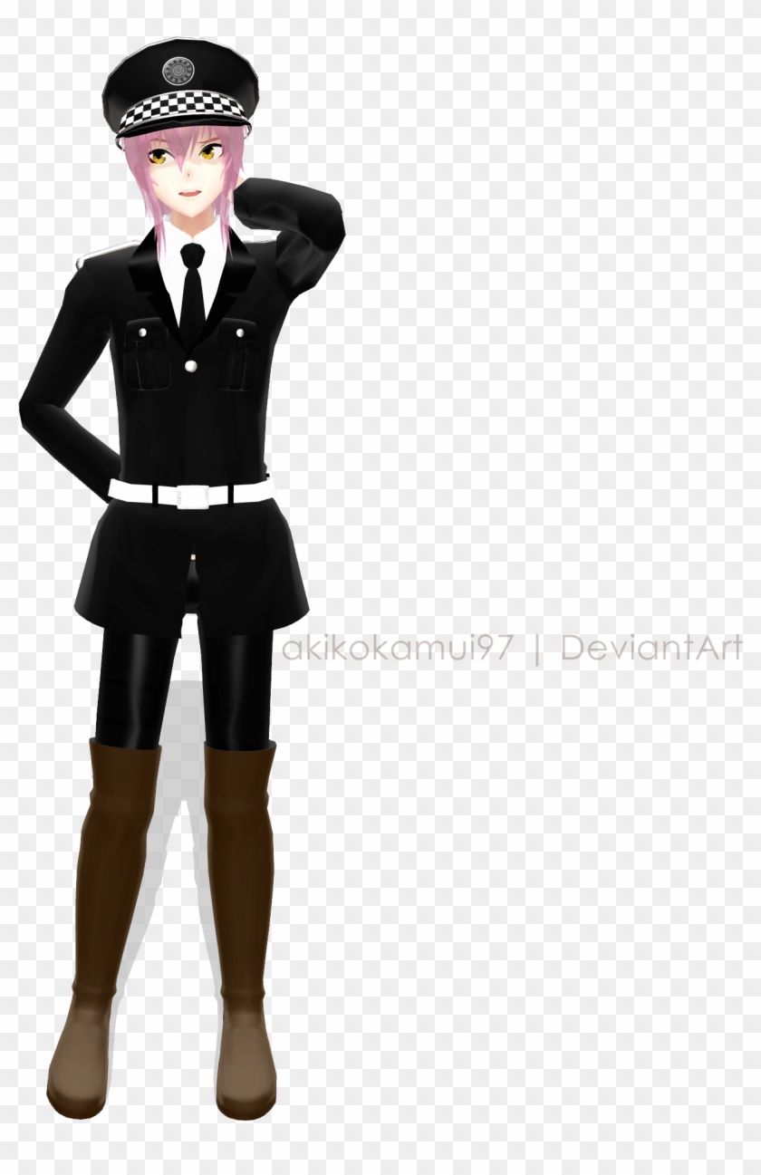 Pd Secret Police Vy2 Yuuma [update Dl] By Akikokamui97 - Mmd Kaito Police Dl #877599
