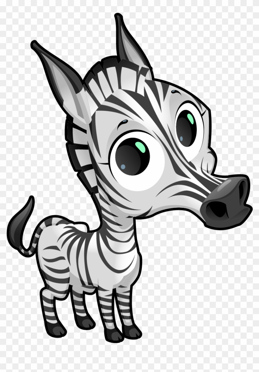Zebra Cartoon Drawing Illustration - Having Fun With Animals (an Activity Book #877743