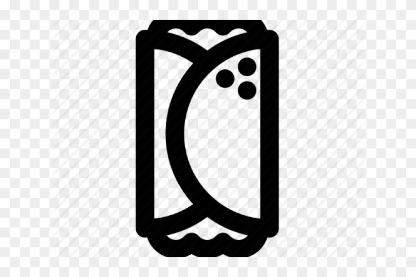 Kebab Clipart Bean Burrito - Emblem #877975