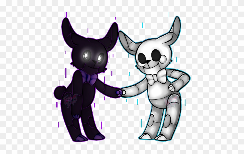Shadow Bonnie And White Rabbit - Cartoon #878000