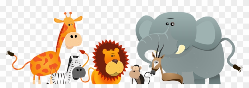 Page Header Artwork For The Home Page From The Pediatric - Animals In The Wild Coloring Book #878209