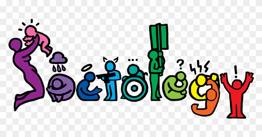A Drawing Of 'sociology' Spelled Out By People - Sociology Logo #878745