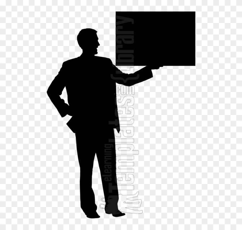 Black Silhouette Man - Black #878809