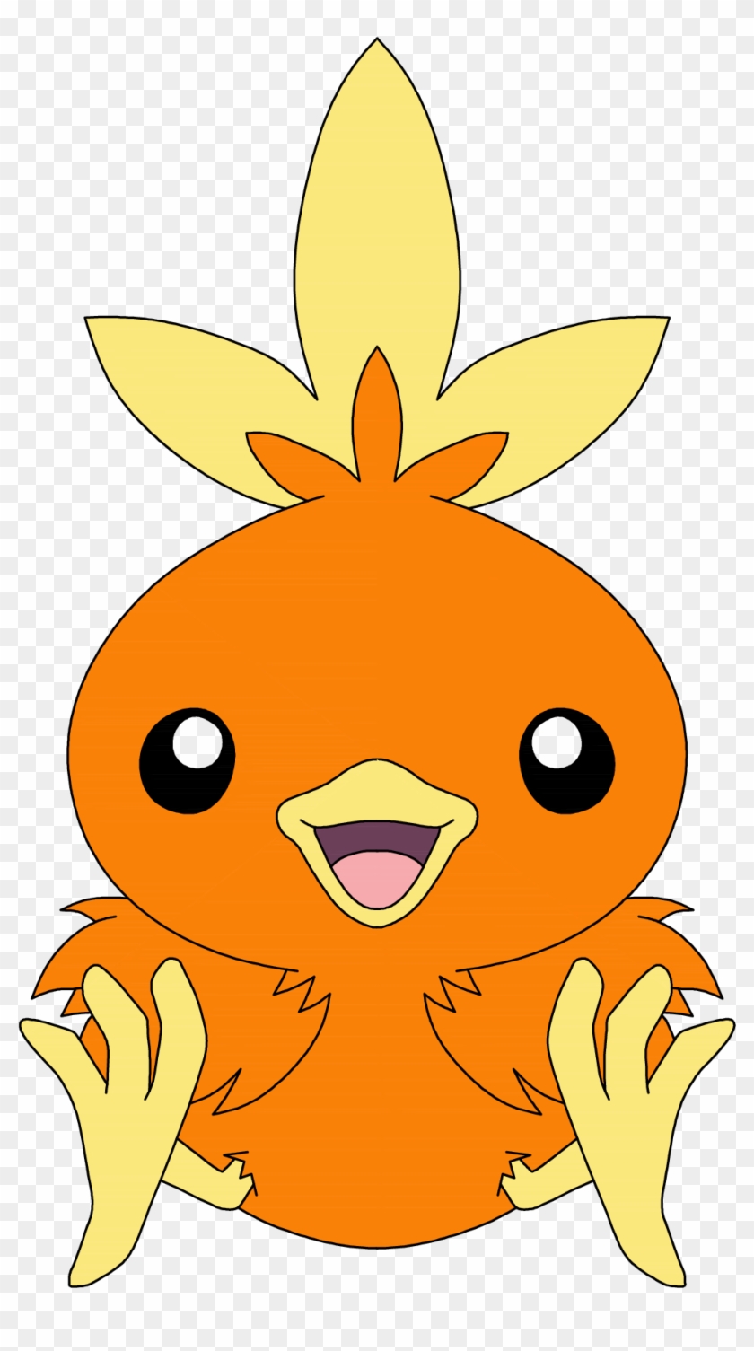 How To Draw Pokémon Torchic Done And Colored - Torchic Pokemon To Draw #878920
