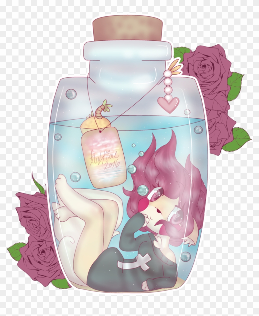Mona Bottle By Fluffrave - Cartoon #879153