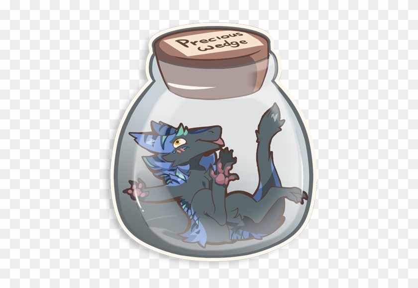 Sergal In A Bottle - Cartoon #879331