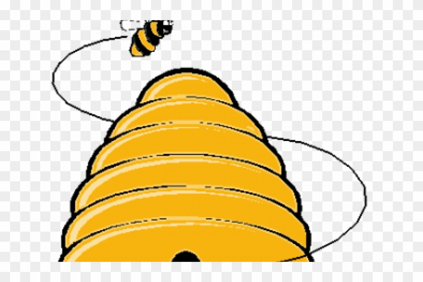 Free Beehive Clipart - Cartoon Bee Hive Png #880062