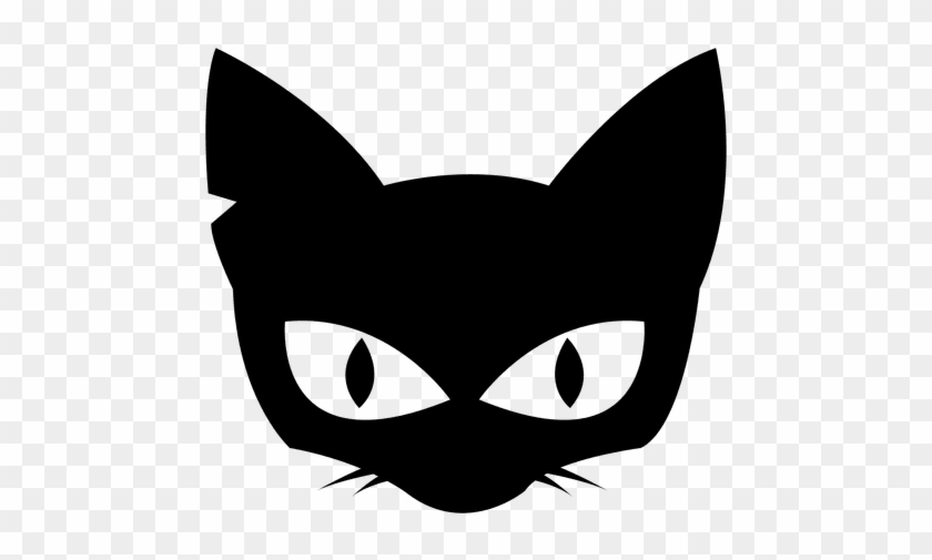 Silhueta De Rosto Gato #880195