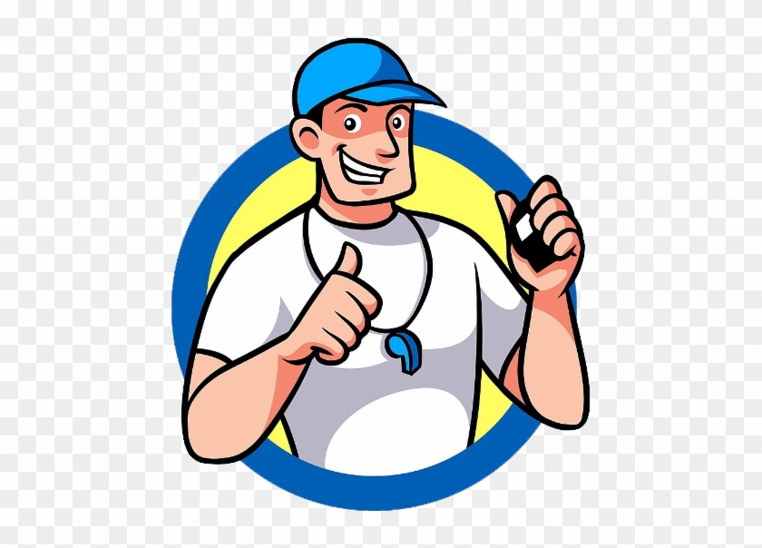 Art Clipart, Images Libres De Cliparts, Cuisine Extérieure - Coach Sportif Dessin Animé #880375