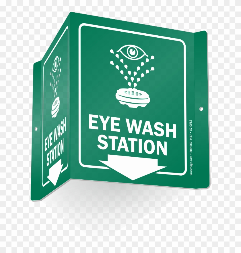 Zoom, Price, Buy - Smartsign By Lyle S2-0583-al-14 Eye Wash Station Aluminum #880486