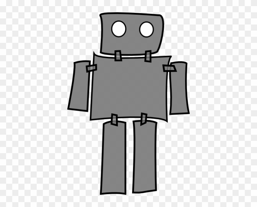 Clip Art Robot Clipart Image - Simple Robot Clipart #880741