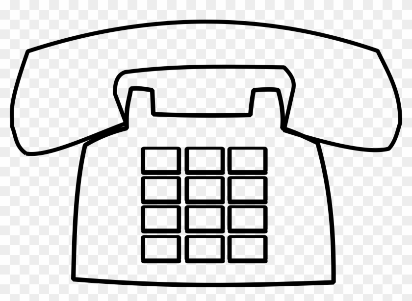 Telephone Clipart Black And White 101 Clip Art Within - Phone Clip Art Black And White #880823