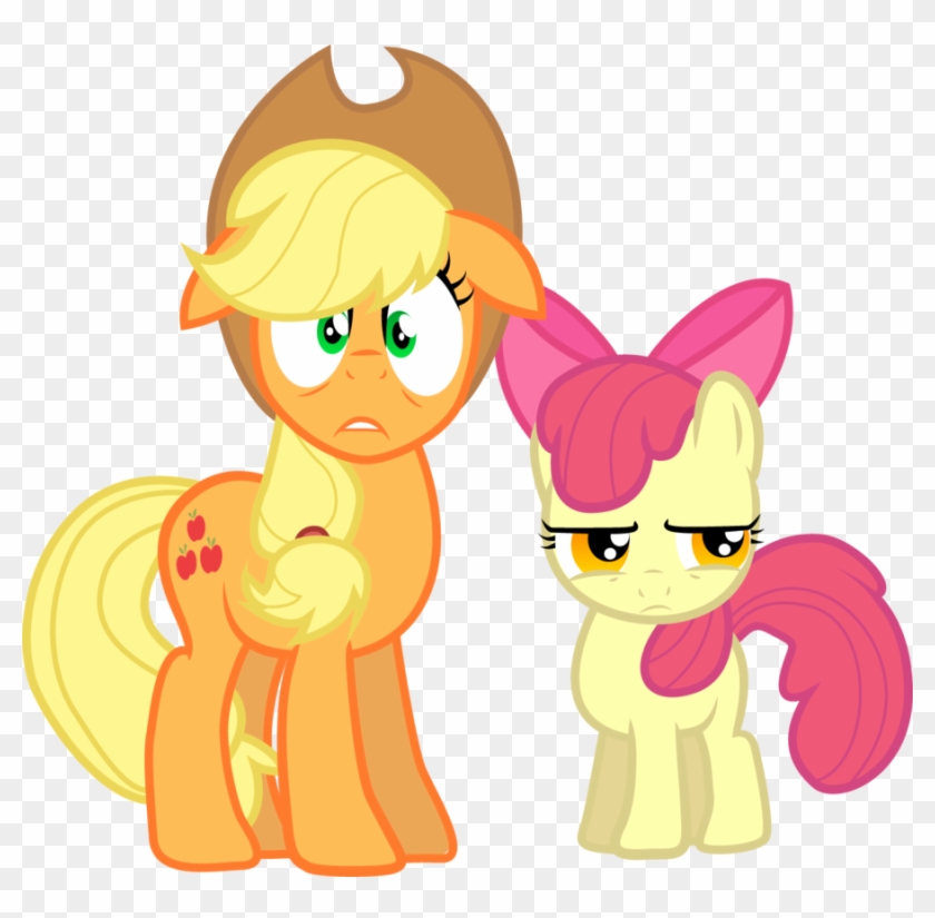 Applejack And Applebloom By Tertonda - My Little Pony Applejack And Applebloom #880908