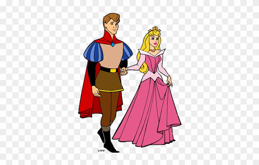 Sleeping Beauty Clip Art - Sleeping Beauty And Prince Clipart #880990