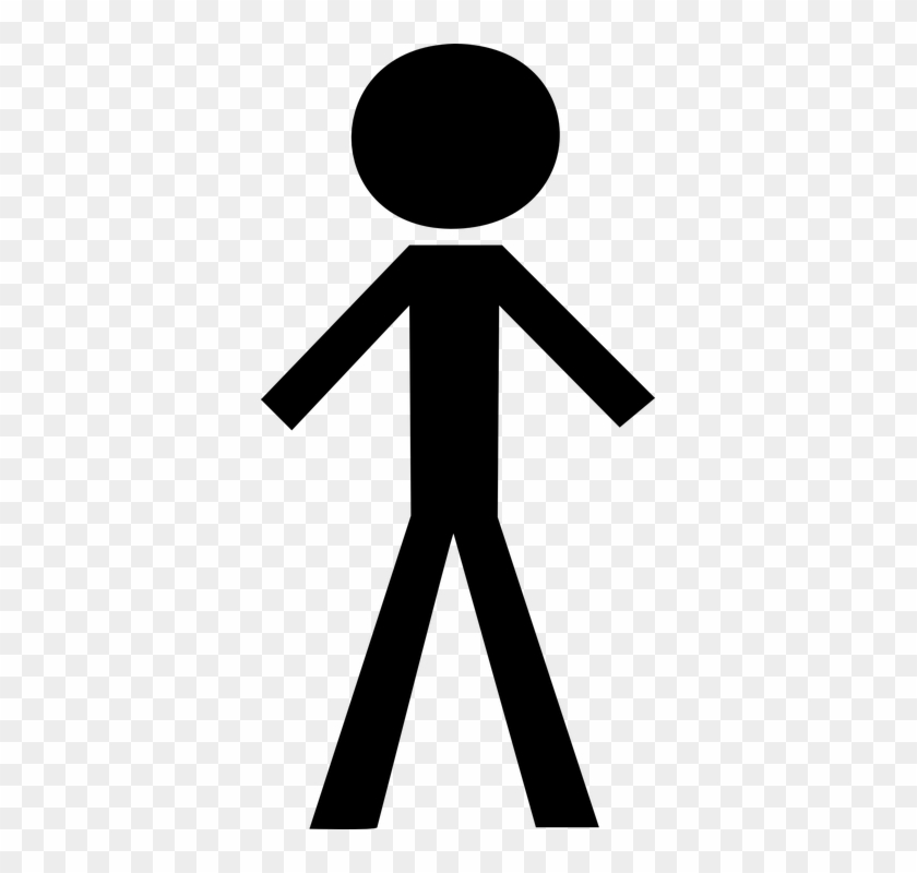Bold Black Stick Figure Transparent Png - Stick Figure Transparent Background #881125
