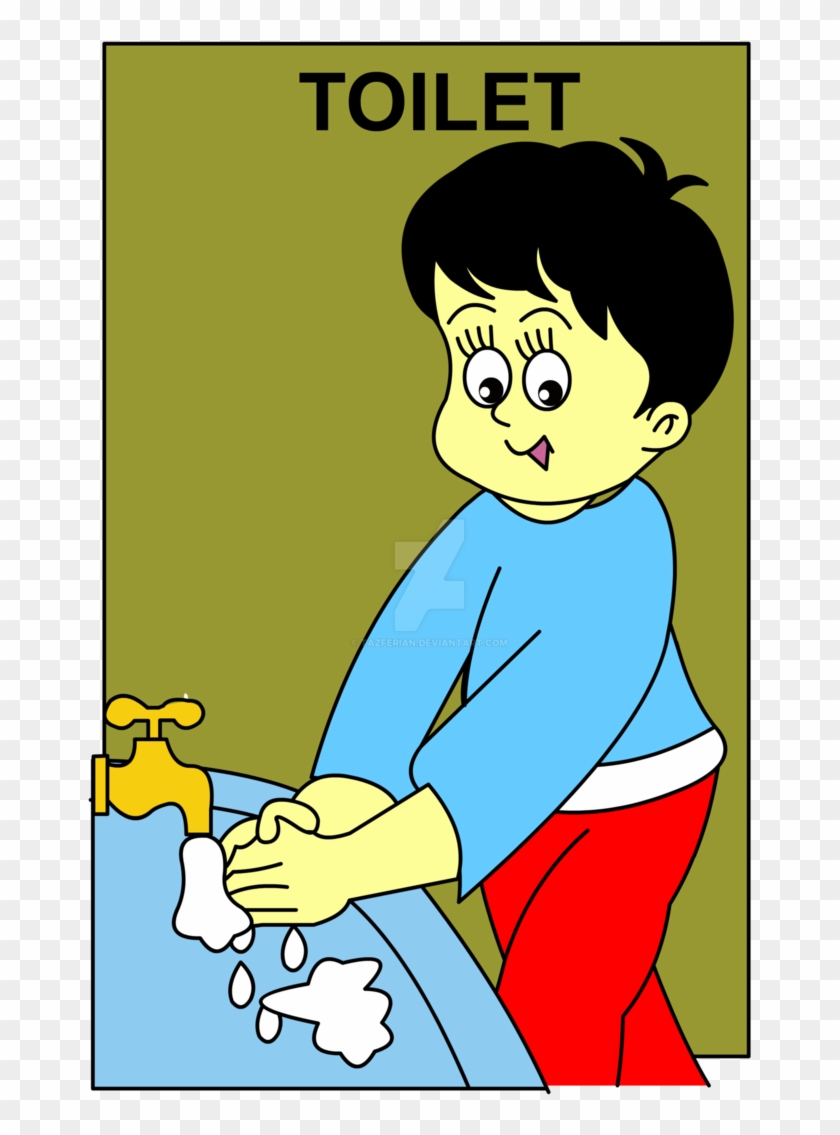Handwashing By Tazferian Handwashing - Cartoon #881410